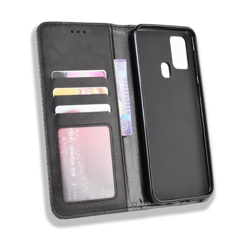 Flip Case Für Samsung Galaxy M31 Leder Im Cirénius-stil