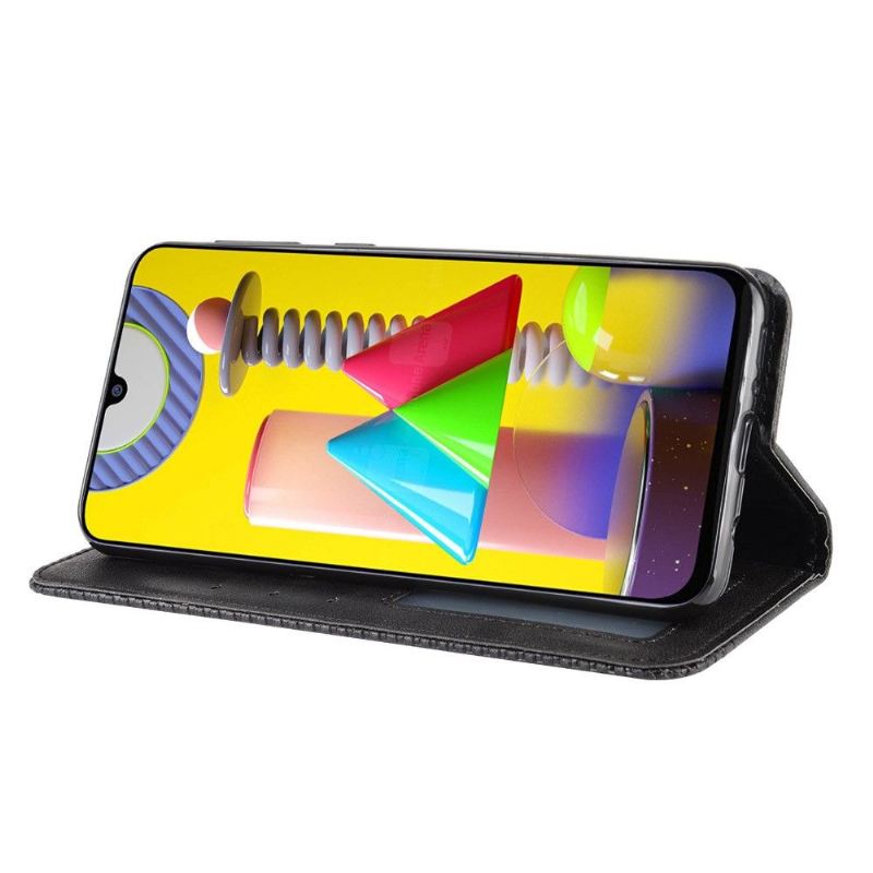 Flip Case Für Samsung Galaxy M31 Leder Im Cirénius-stil