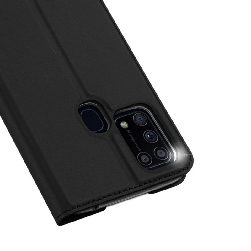 Flip Case Für Samsung Galaxy M31 Satinierte Beschichtung