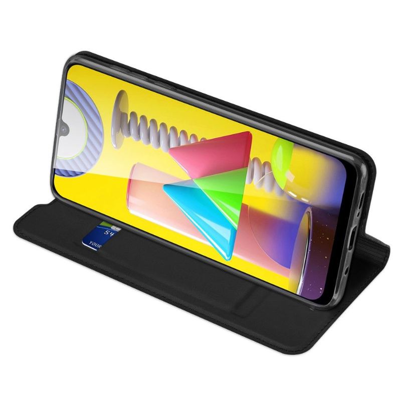 Flip Case Für Samsung Galaxy M31 Satinierte Beschichtung