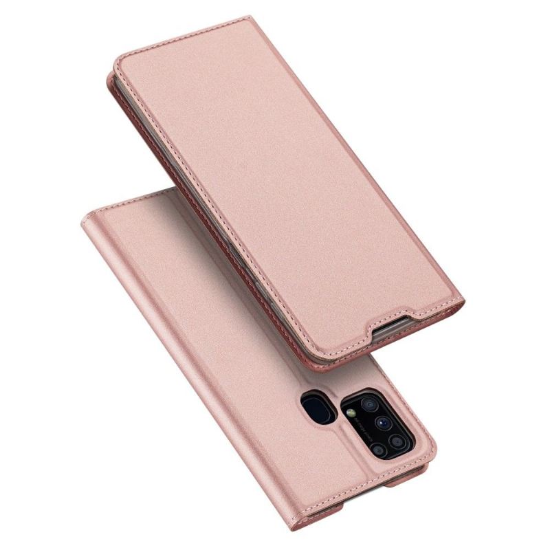 Flip Case Für Samsung Galaxy M31 Satinierte Beschichtung