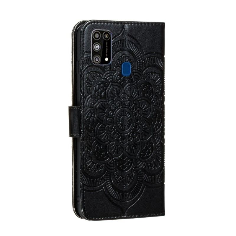 Lederhüllen Für Samsung Galaxy M31 Anti-Sturz Mandala-kartenhalter