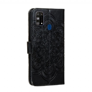 Lederhüllen Für Samsung Galaxy M31 Anti-Sturz Mandala-kartenhalter