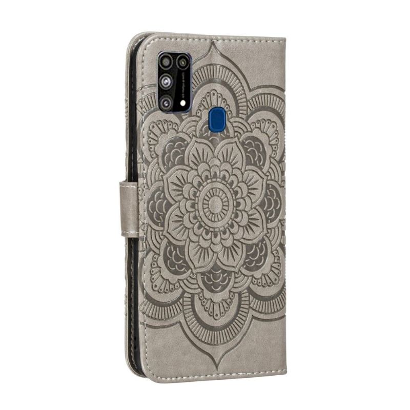 Lederhüllen Für Samsung Galaxy M31 Anti-Sturz Mandala-kartenhalter