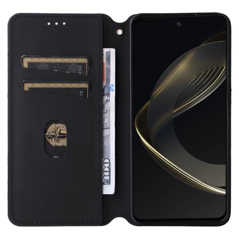 Flip Case Für Huawei Nova 12 Se Rautenmuster