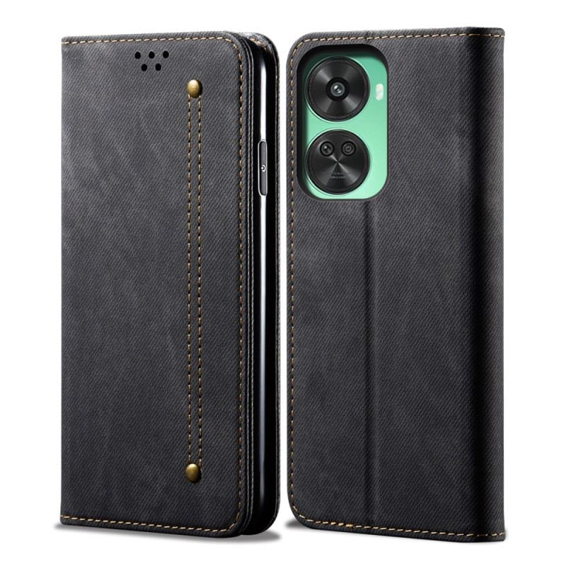 Flip Case Huawei Nova 12 Se Handyhülle Jeansstoff