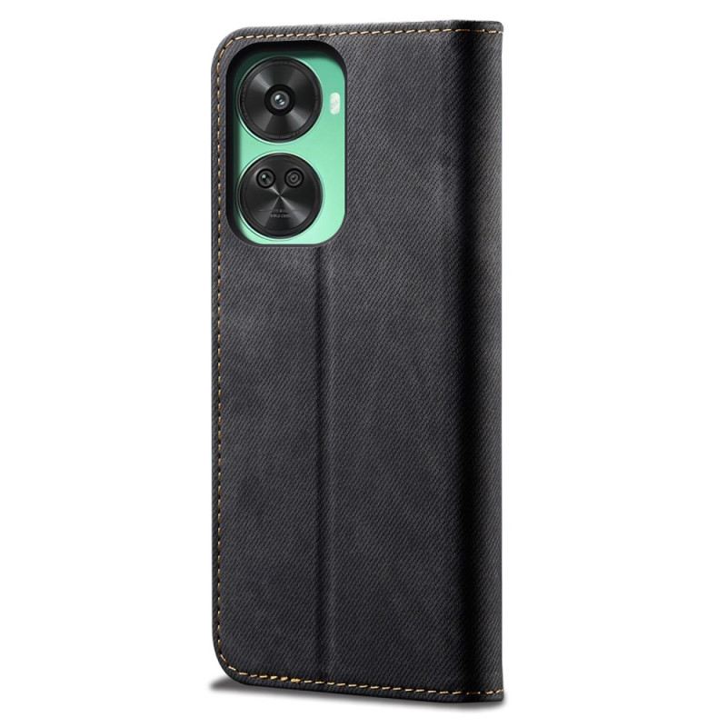 Flip Case Huawei Nova 12 Se Handyhülle Jeansstoff