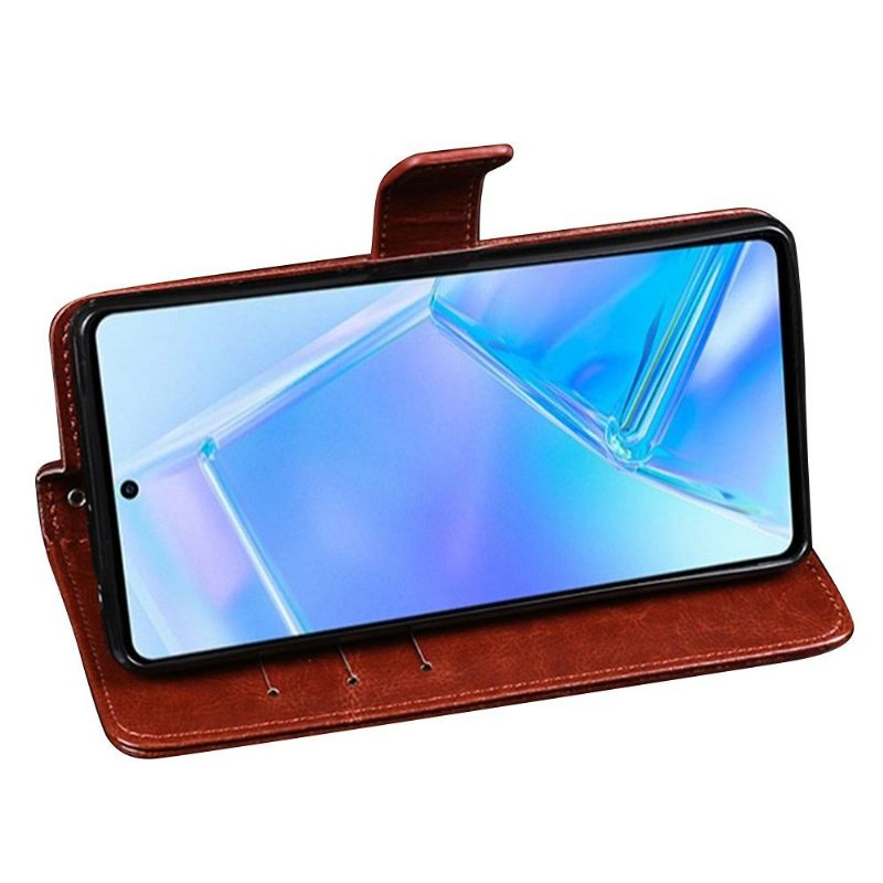 Lederhüllen Für Motorola Edge 20 Flip Case Idewei Folio Lederoptik