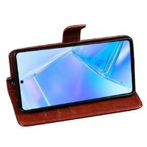 Lederhüllen Für Motorola Edge 20 Flip Case Idewei Folio Lederoptik