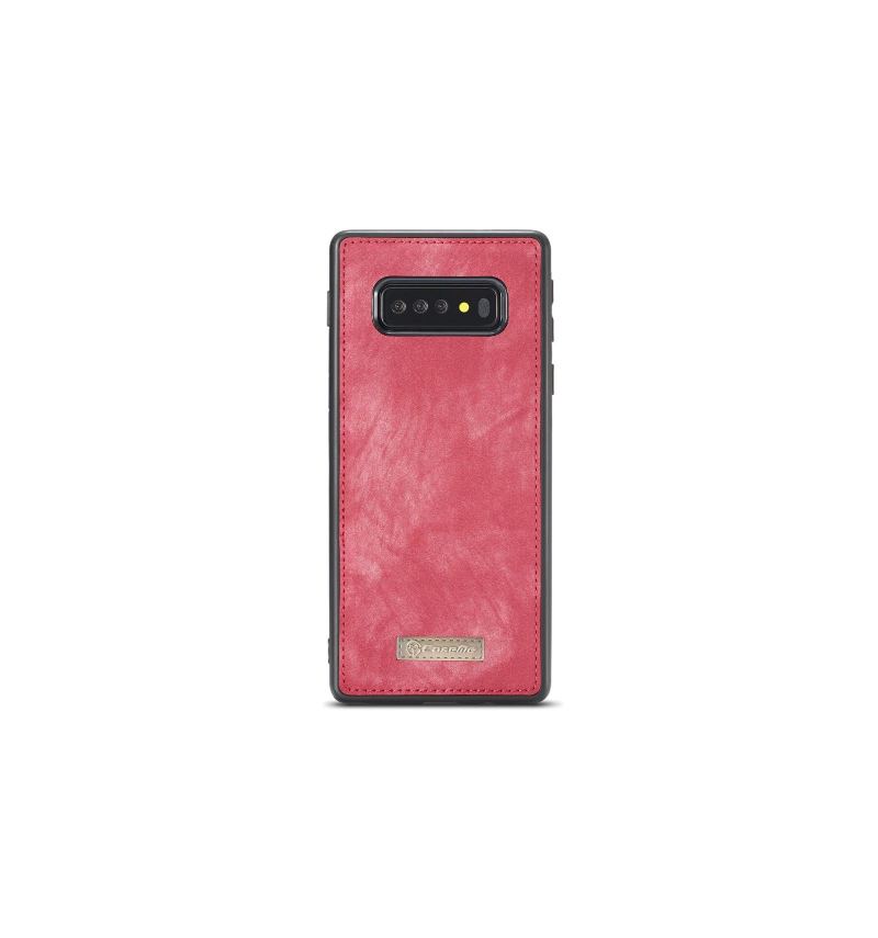 Handyhülle Case Für Samsung Galaxy S10 Schutzhülle Geldbörse Und Rotes Gehäuse