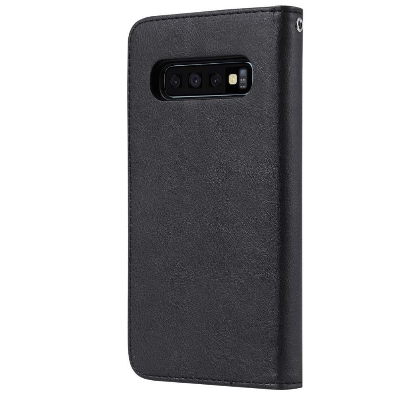 Hülle Case Für Samsung Galaxy S10 Magnetisches Kunstleder