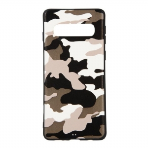 Hülle Für Samsung Galaxy S10 Militärisches Tarngel