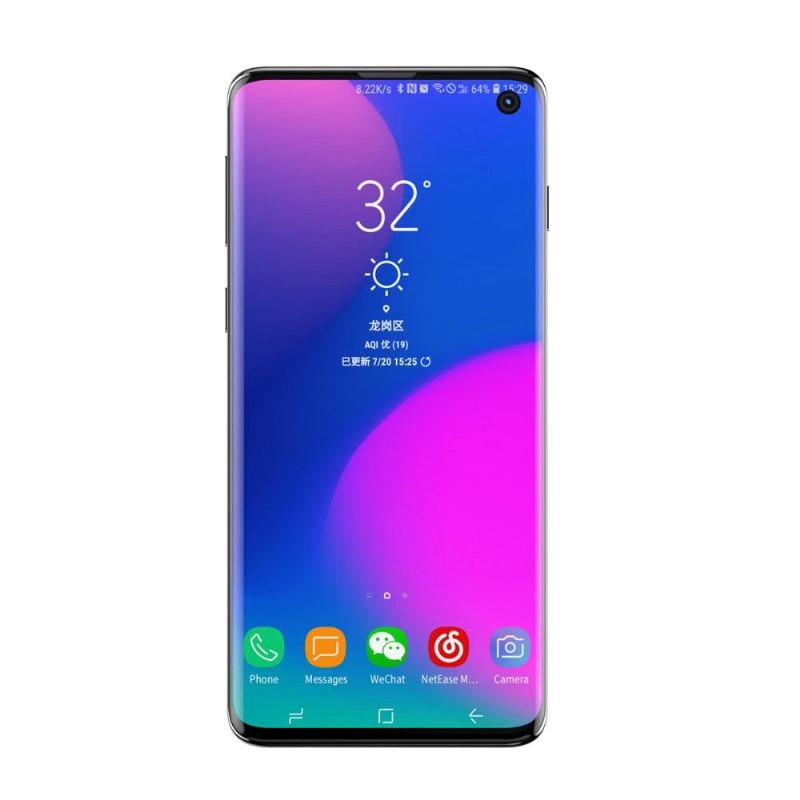 Samsung Galaxy S10 - 2 Gewölbte Displayschutzfolien