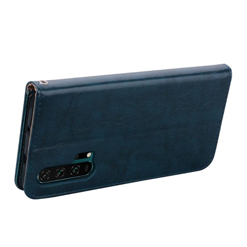 Case Für Honor 20 Pro Deluxe Vintage-ledereffekt