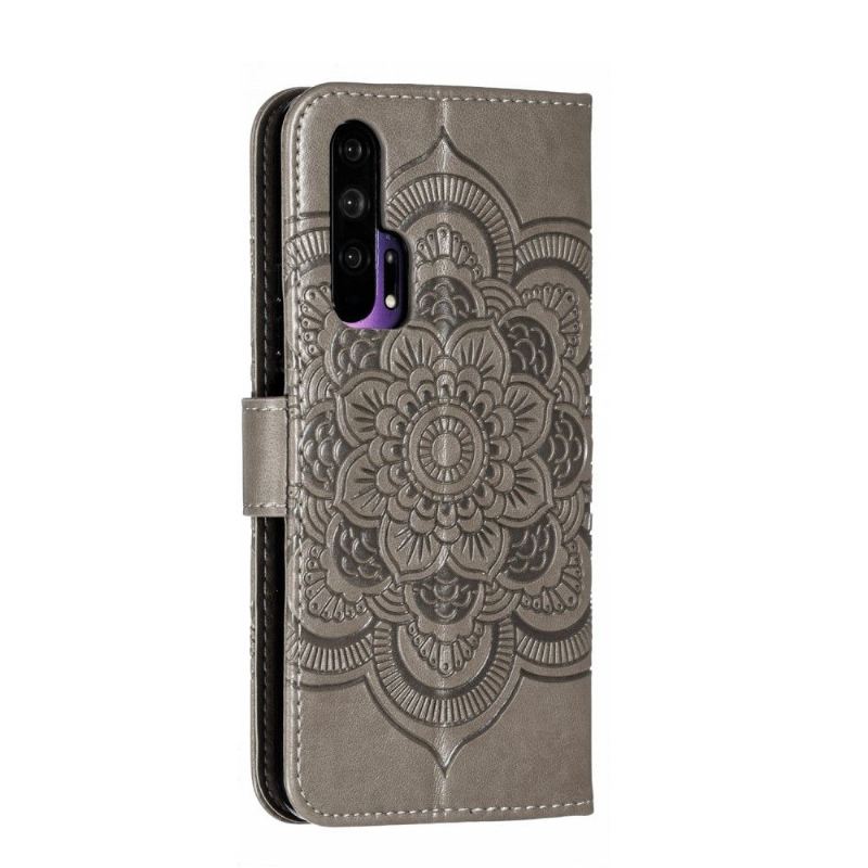 Case Für Honor 20 Pro Flip Case Mandala-folio Mit Lanyard