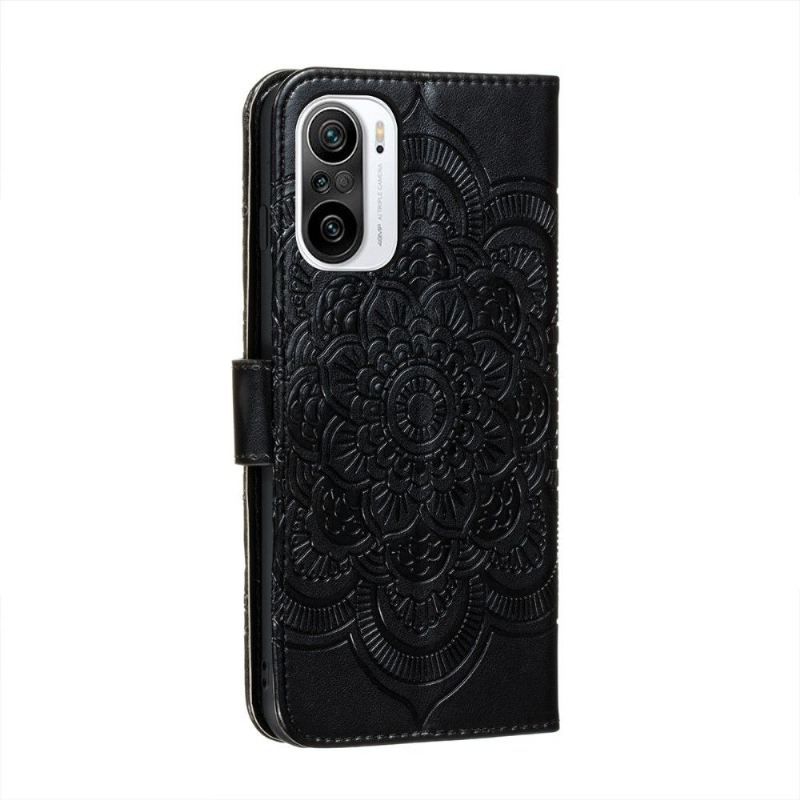 Case Für Xiaomi Mi 11i / Poco F3 Flip Case Blumen-mandala Mit Riemen