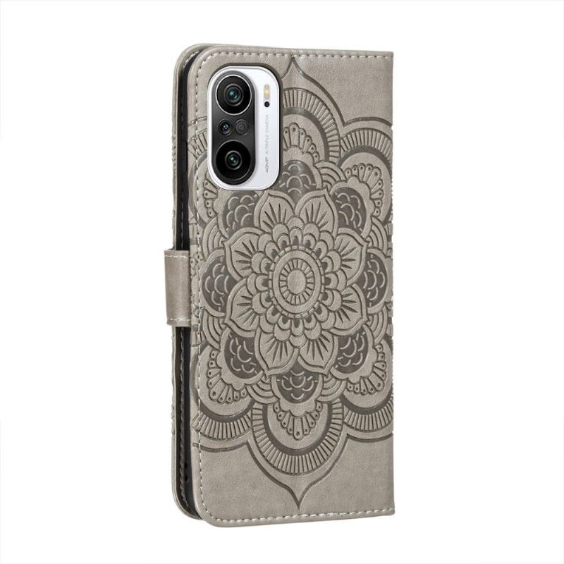 Case Für Xiaomi Mi 11i / Poco F3 Flip Case Blumen-mandala Mit Riemen