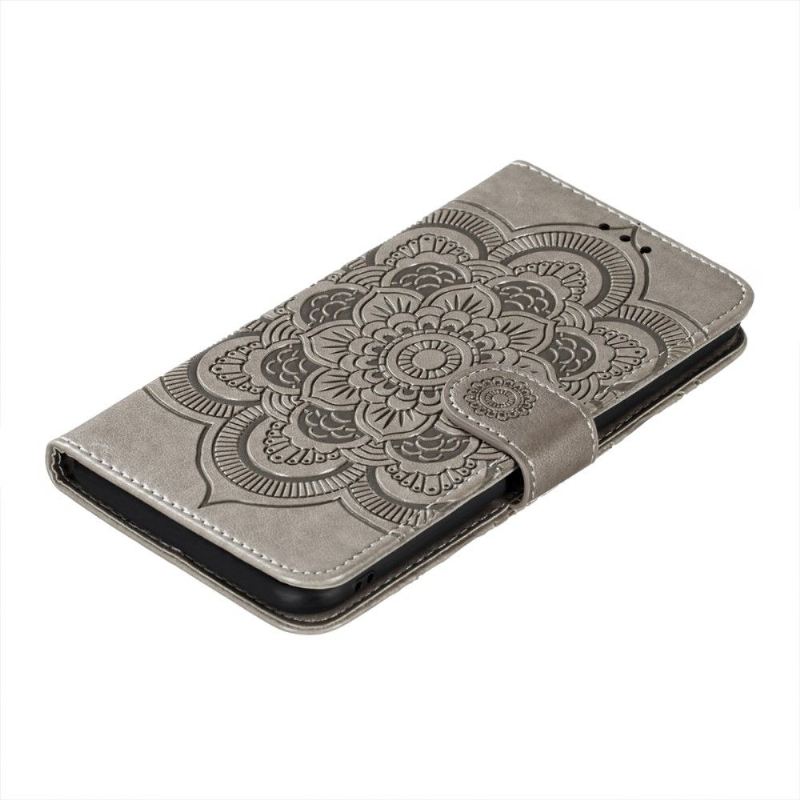 Case Für Xiaomi Mi 11i / Poco F3 Flip Case Blumen-mandala Mit Riemen