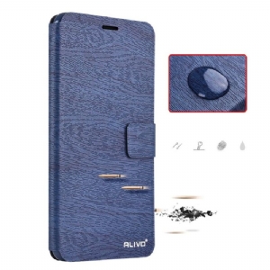 Flip Case Für Xiaomi Mi 11i / Poco F3 Alivo Kunstleder Rindeneffekt