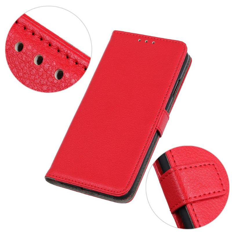 Flip Case Für Xiaomi Mi 11i / Poco F3 Lederoptik Mit Lychee-hauteffekt