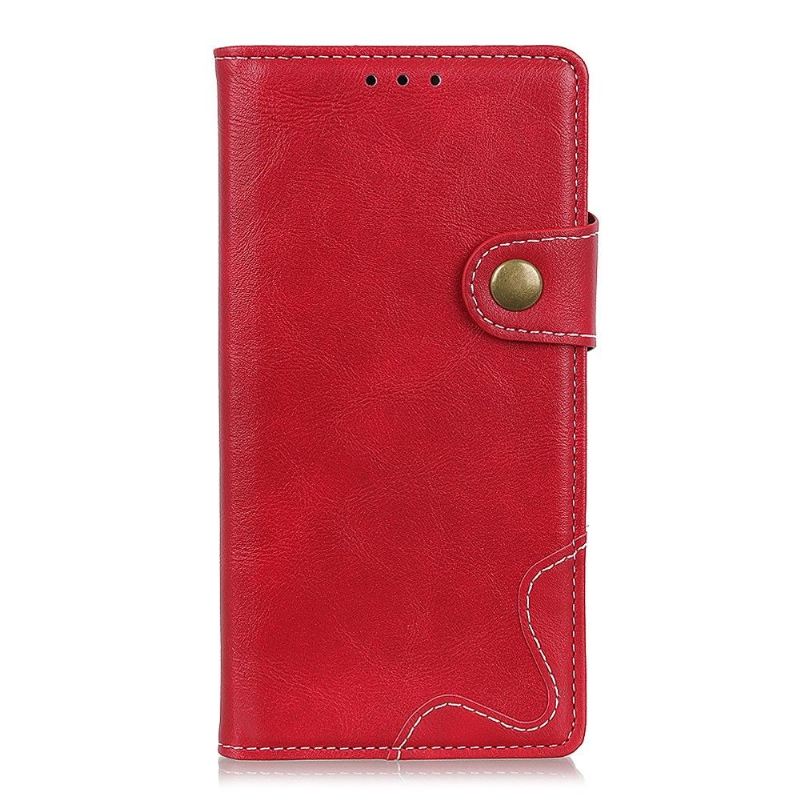 Flip Case Für Xiaomi Mi 11i / Poco F3 S-form Mit Sichtbaren Nähten