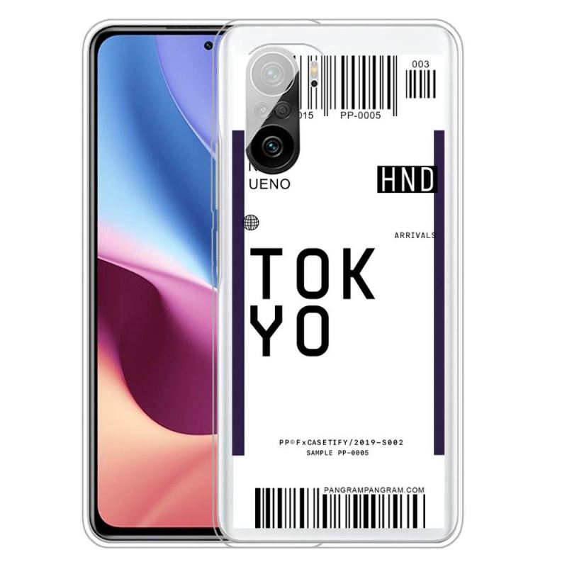 Handyhülle Für Xiaomi Mi 11i / Poco F3 Bordkarte 05 Tokio