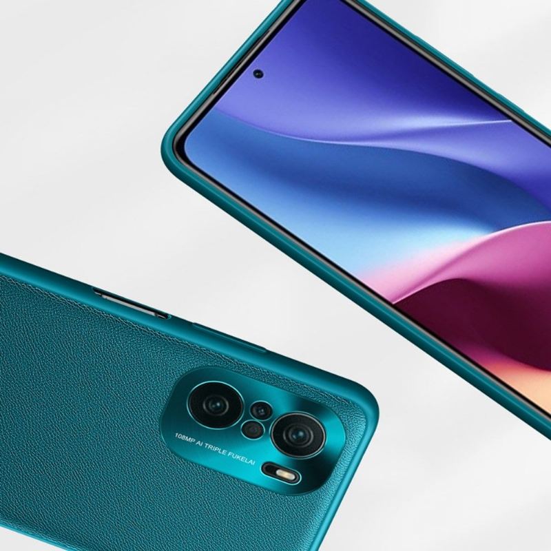 Handyhülle Für Xiaomi Mi 11i / Poco F3 Color Style Ledereffekt