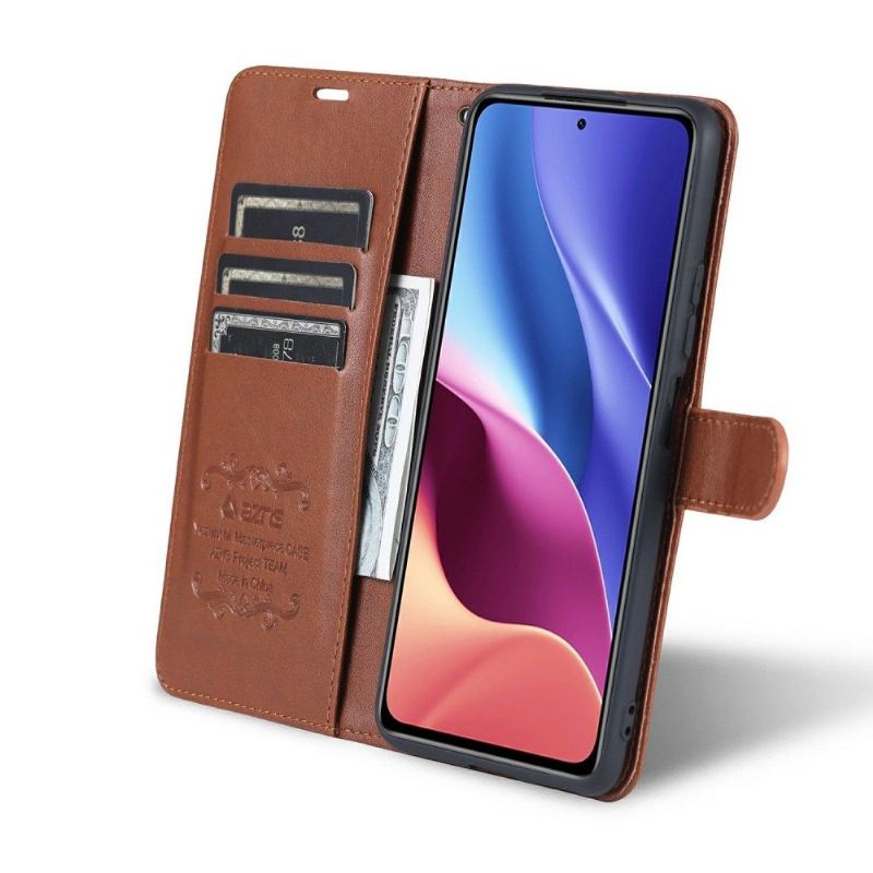 Lederhüllen Für Xiaomi Mi 11i / Poco F3 Azns Kunstleder