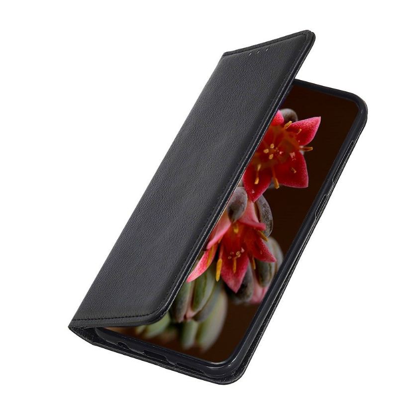 Lederhüllen Für Xiaomi Mi 11i / Poco F3 Flip Case Reines Kunstleder