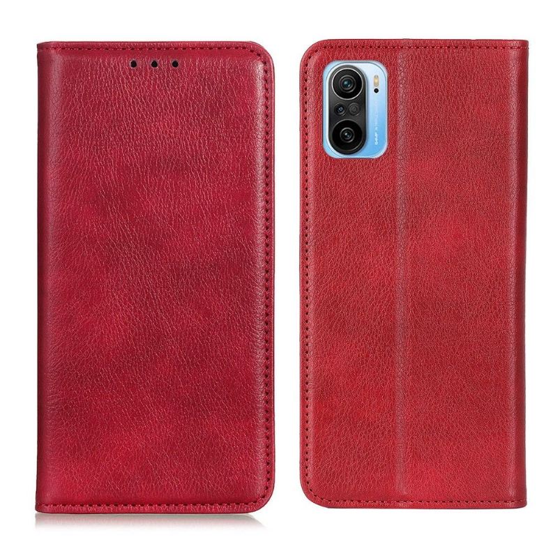 Lederhüllen Für Xiaomi Mi 11i / Poco F3 Flip Case Reines Kunstleder