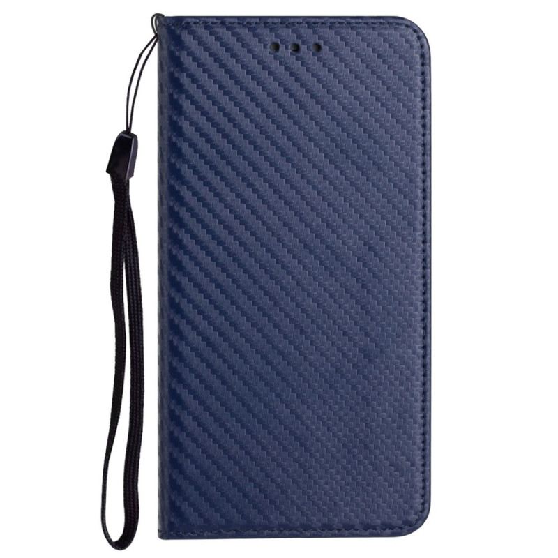 Flip Case Für Samsung Galaxy A15 5g Kohlefaser