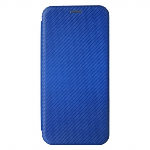 Flip Case Samsung Galaxy A15 5g Handyhülle Klassische Kohlefaser