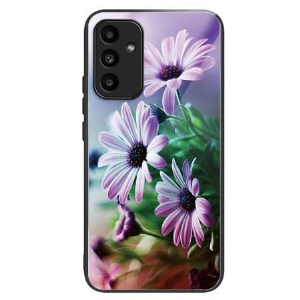 Hülle Samsung Galaxy A15 5g Chrysanthemen Aus Gehärtetem Glas