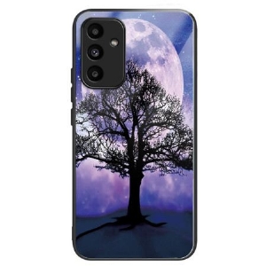 Hülle Samsung Galaxy A15 5g Gehärtetes Glas Baum Und Mond