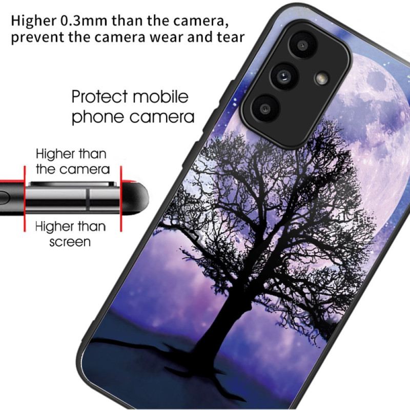 Hülle Samsung Galaxy A15 5g Gehärtetes Glas Baum Und Mond