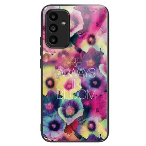 Hülle Samsung Galaxy A15 5g Handyhülle Bunte Blumen Aus Gehärtetem Glas