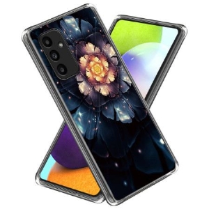 Hülle Samsung Galaxy A15 5g Handyhülle Orangefarbene Blume