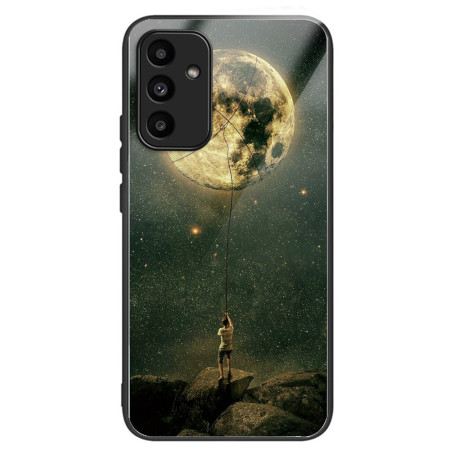 Hülle Samsung Galaxy A15 5g Mann Und Mond Gehärtetes Glas