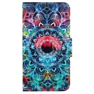 Lederhüllen Samsung Galaxy A15 5g Hervorragendes Mandala Mit Riemen