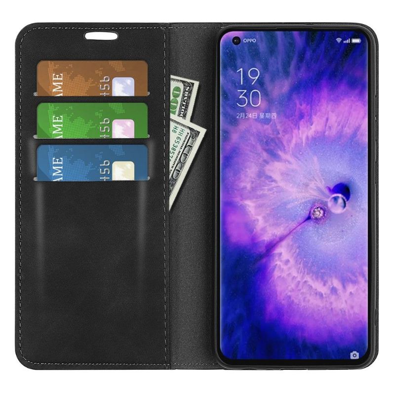 Case Für Oppo Find X5 Standfunktion Aus Kunstleder