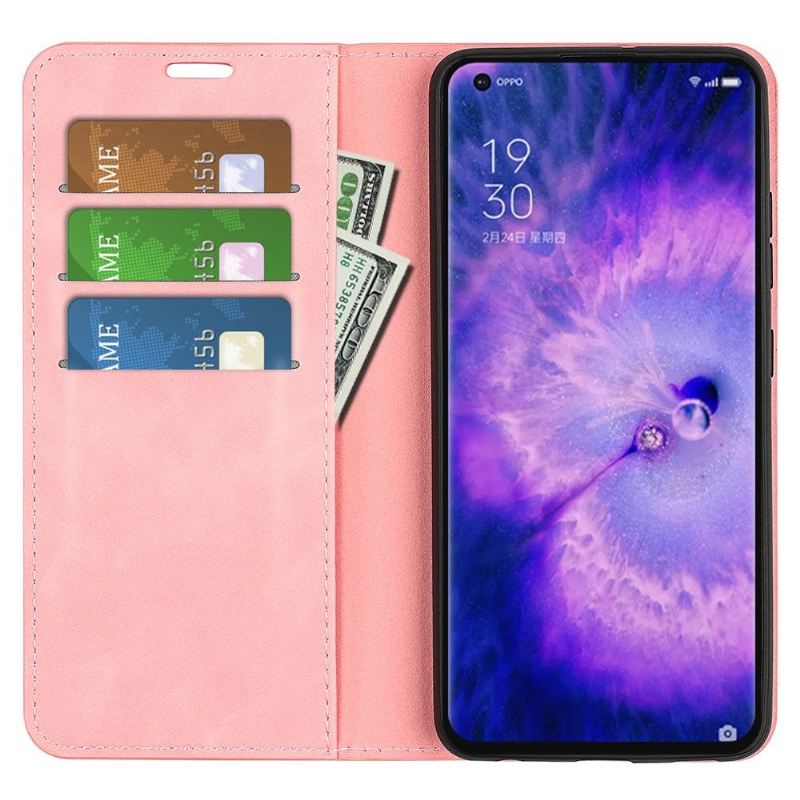 Case Für Oppo Find X5 Standfunktion Aus Kunstleder