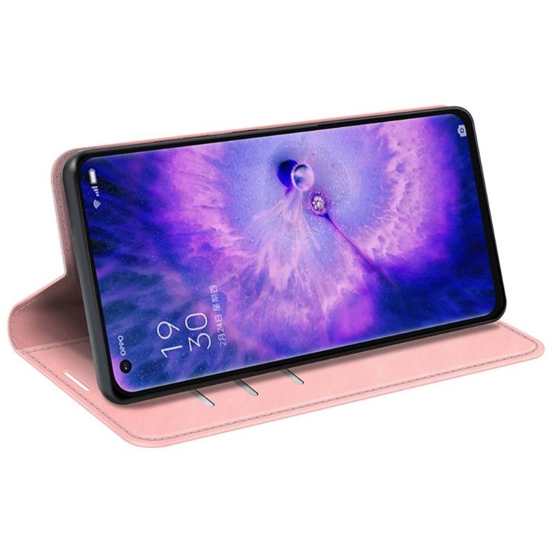 Case Für Oppo Find X5 Standfunktion Aus Kunstleder