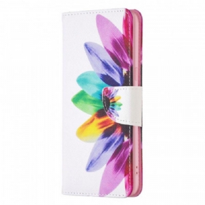 Flip Case Für Oppo Find X5 Aquarellblume