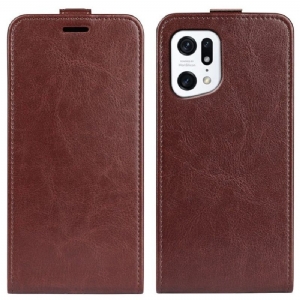 Flip Case Für Oppo Find X5 Flip Case Faltbar