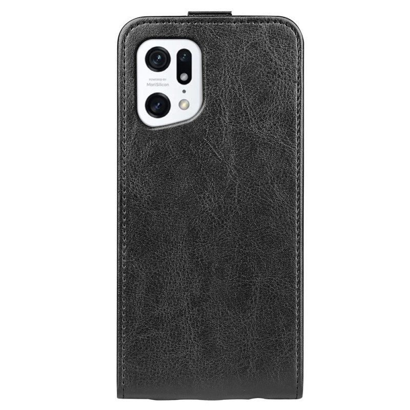 Flip Case Für Oppo Find X5 Flip Case Faltbar