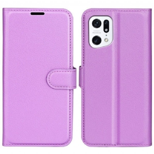 Flip Case Für Oppo Find X5 Klassisch