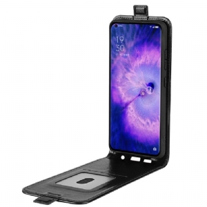 Lederhüllen Für Oppo Find X5 Flip Case Vertikales Kunstleder