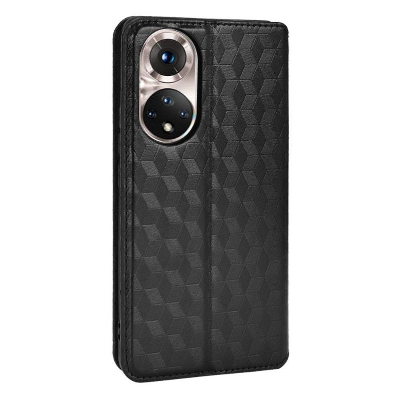 Flip Case Für Honor 50 / Huawei Nova 9 Flip Case Konstruktionsgeometrie