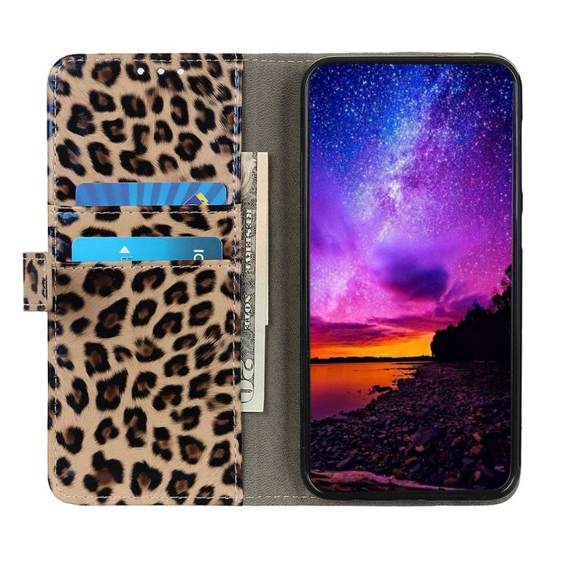 Flip Case Für Honor 50 / Huawei Nova 9 Kunstleder Im Leoparden-stil