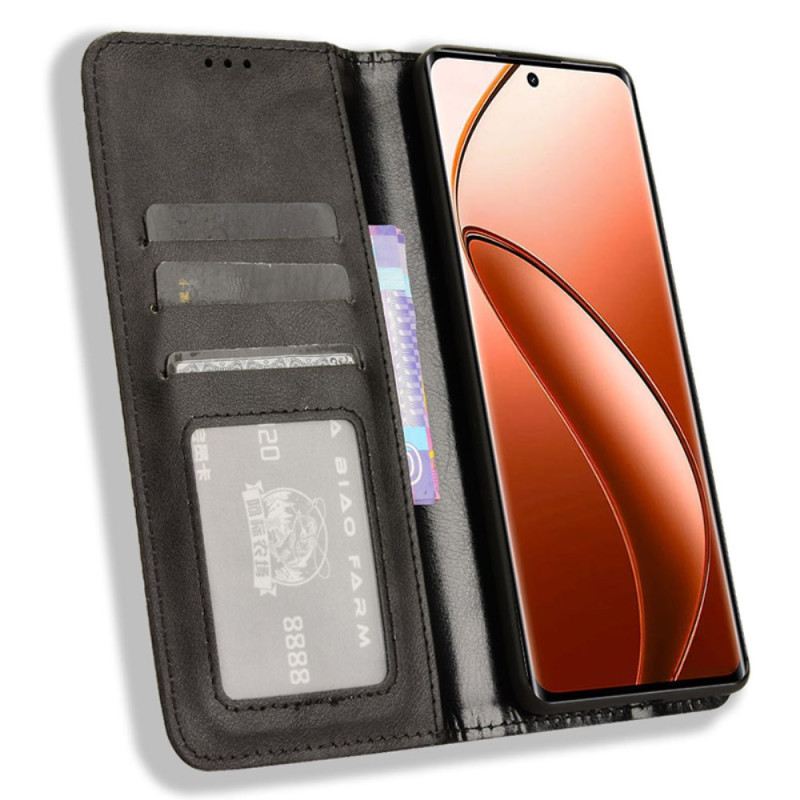 Flip Case Für Realme 12 Plus 5g Vintage Fries